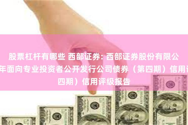 股票杠杆有哪些 西部证券: 西部证券股份有限公司2024年面向专业投资者公开发行公司债券(第四期)信用评级报告