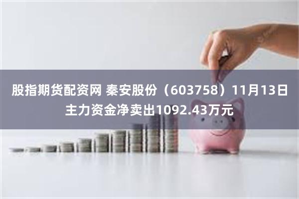 股指期货配资网 秦安股份（603758）11月13日主力资金净卖出1092.43万元
